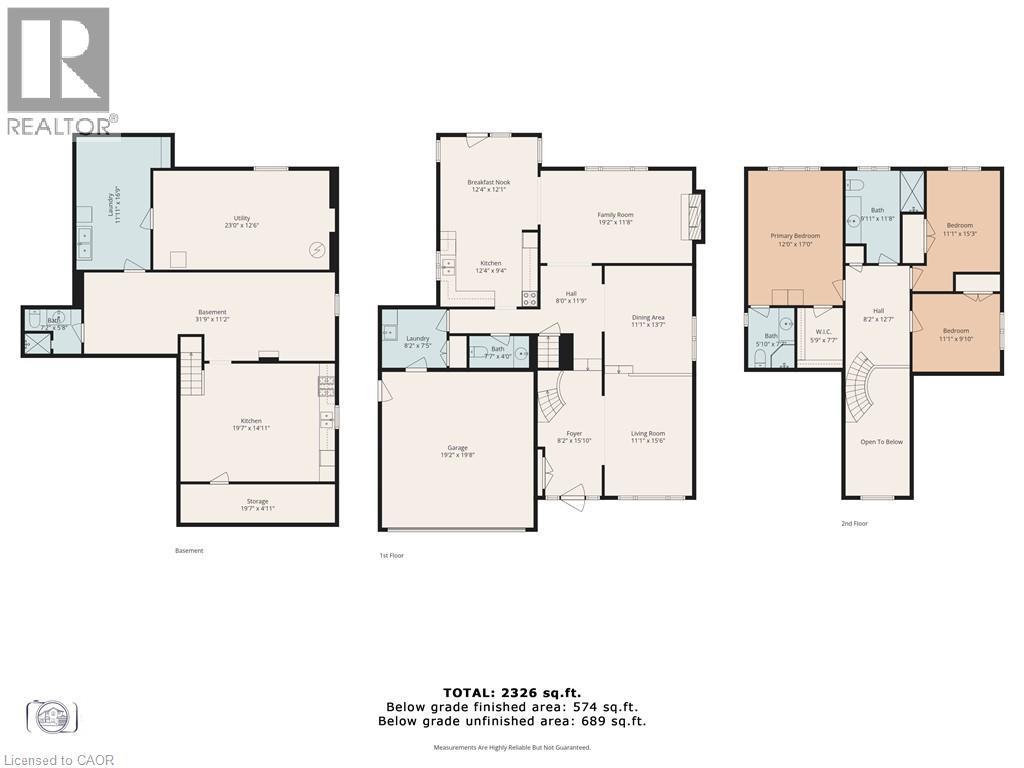 View of floor plan / room layout - 57 Derek Drive, Hamilton, ON - Other