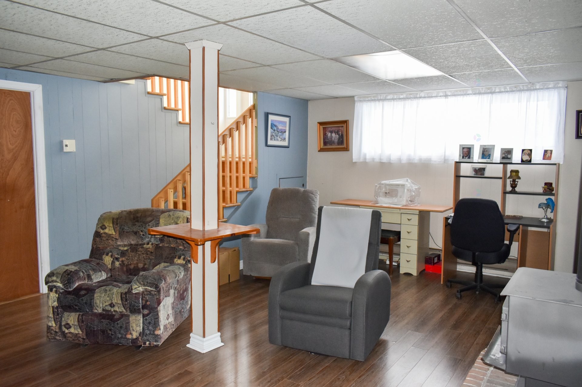 Family Room - 485 Rue Labonté, Acton Vale, QC - Indoor Photo Showing Basement