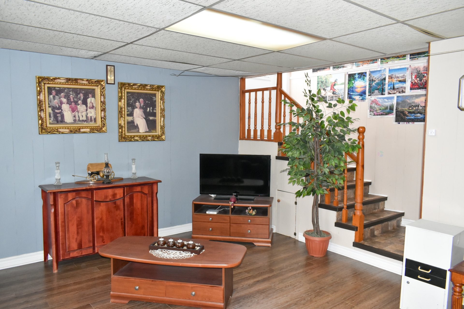 Family Room - 485 Rue Labonté, Acton Vale, QC - Indoor Photo Showing Living Room