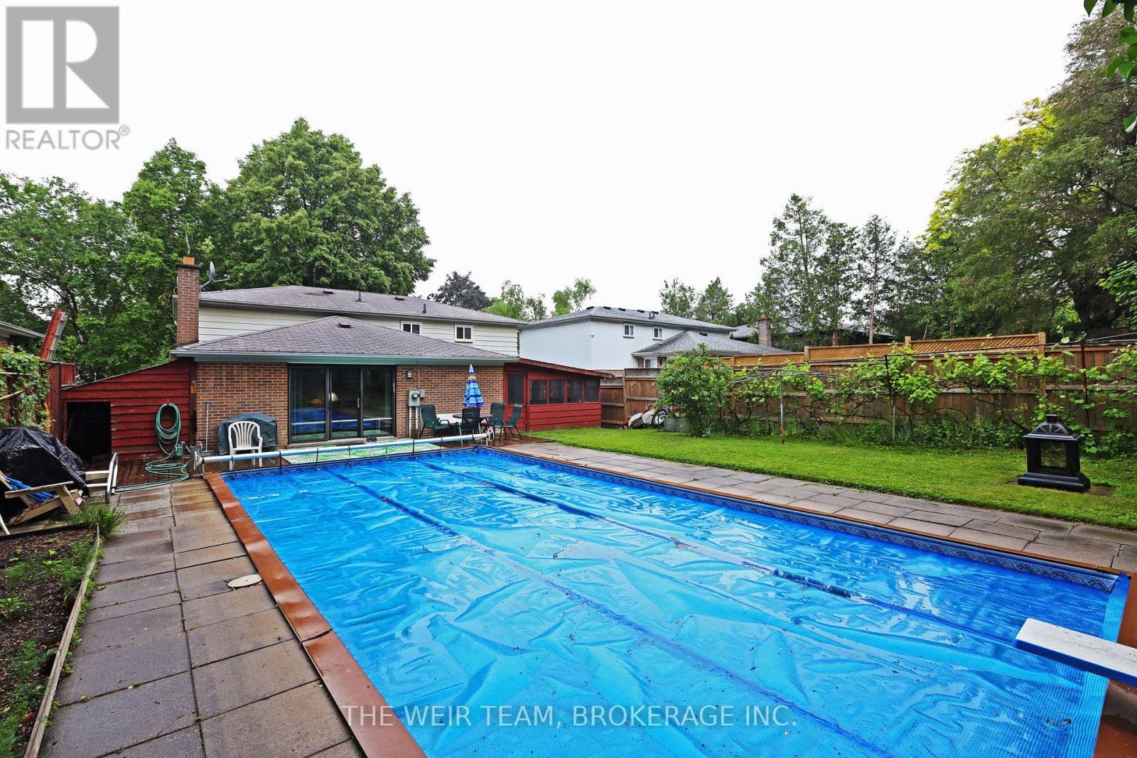 1577 Otterby Road, Mississauga, ON - Outdoor With In Ground Pool With Backyard