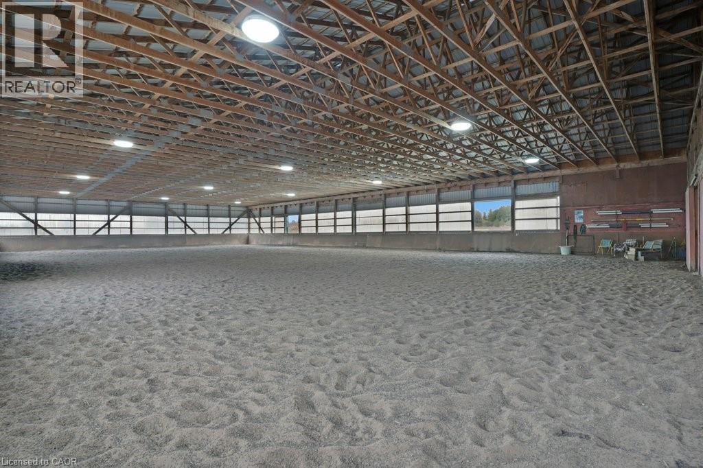 View of indoor horse riding arena - 5511 Second Line, Erin, ON -