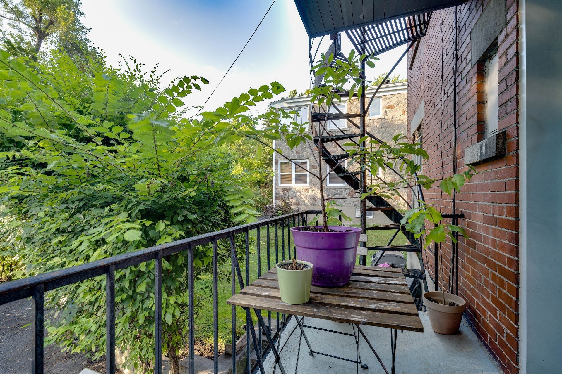 Balcony - 3967 Av. Lacombe, Montréal (Côte-Des-Neiges/Notre-Dame-De-Grâce), QC - Outdoor With Exterior