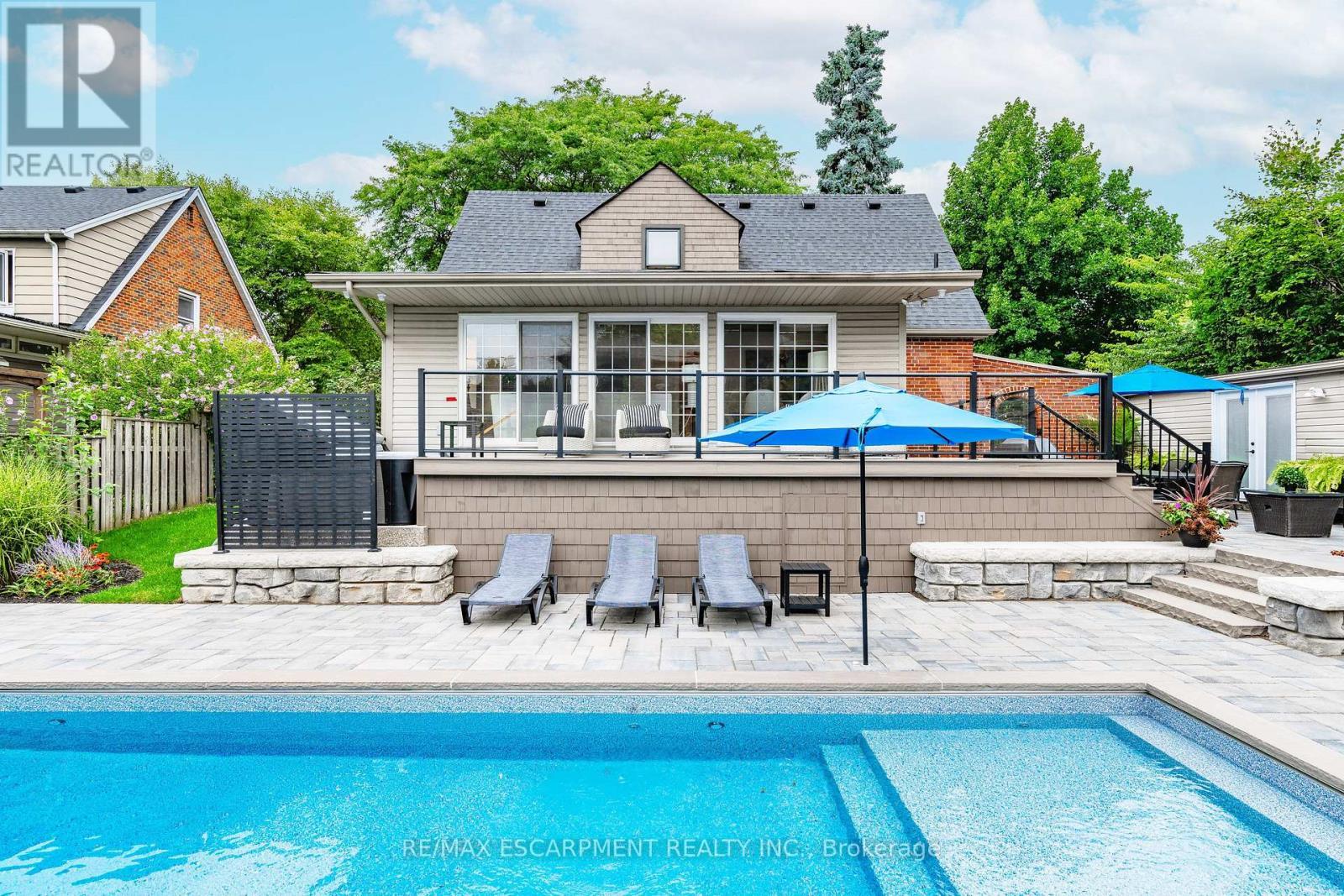 1390 Halifax Place, Burlington, ON - Outdoor With In Ground Pool With Deck Patio Veranda