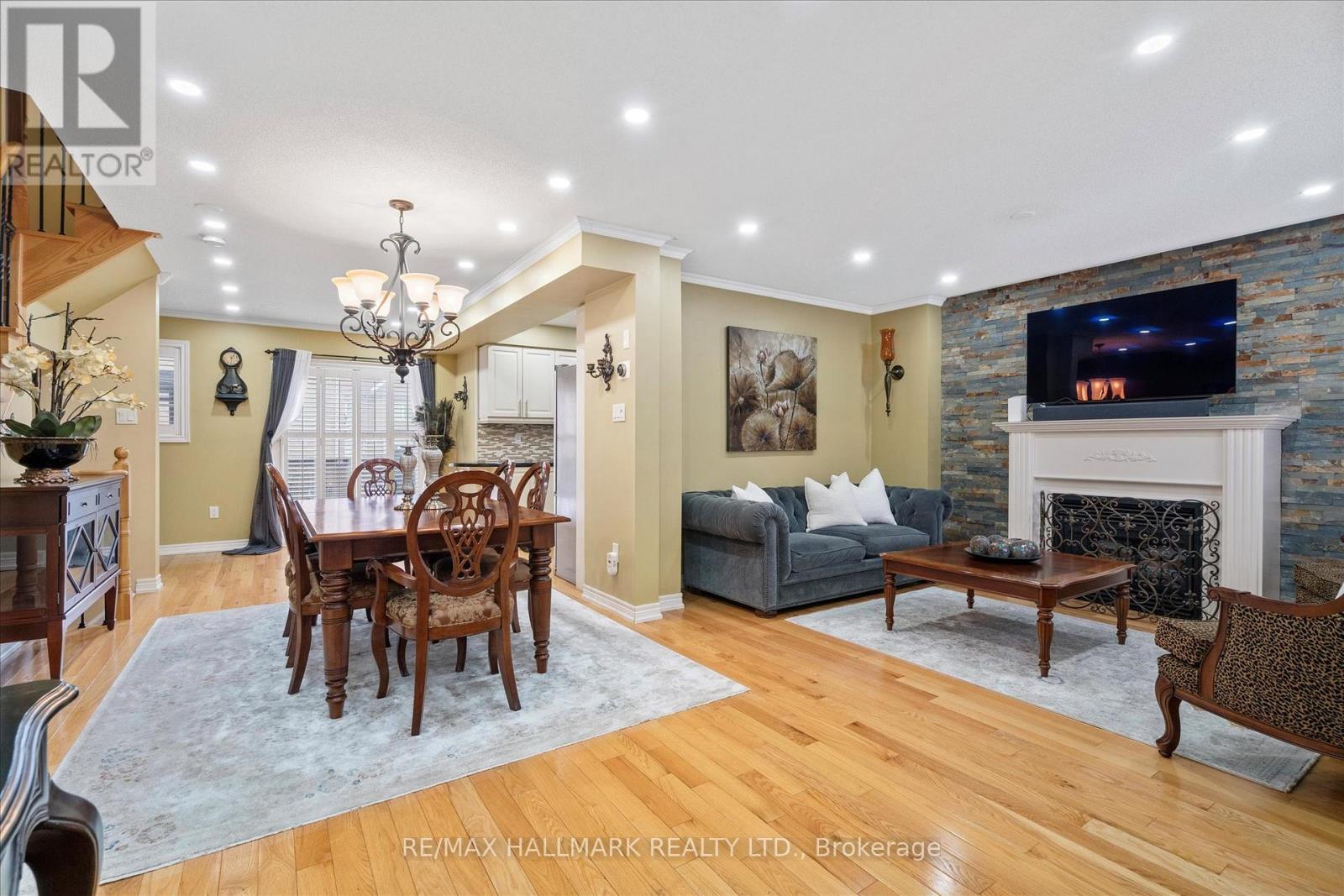 3358C Kingston Road, Toronto, ON - Indoor With Fireplace