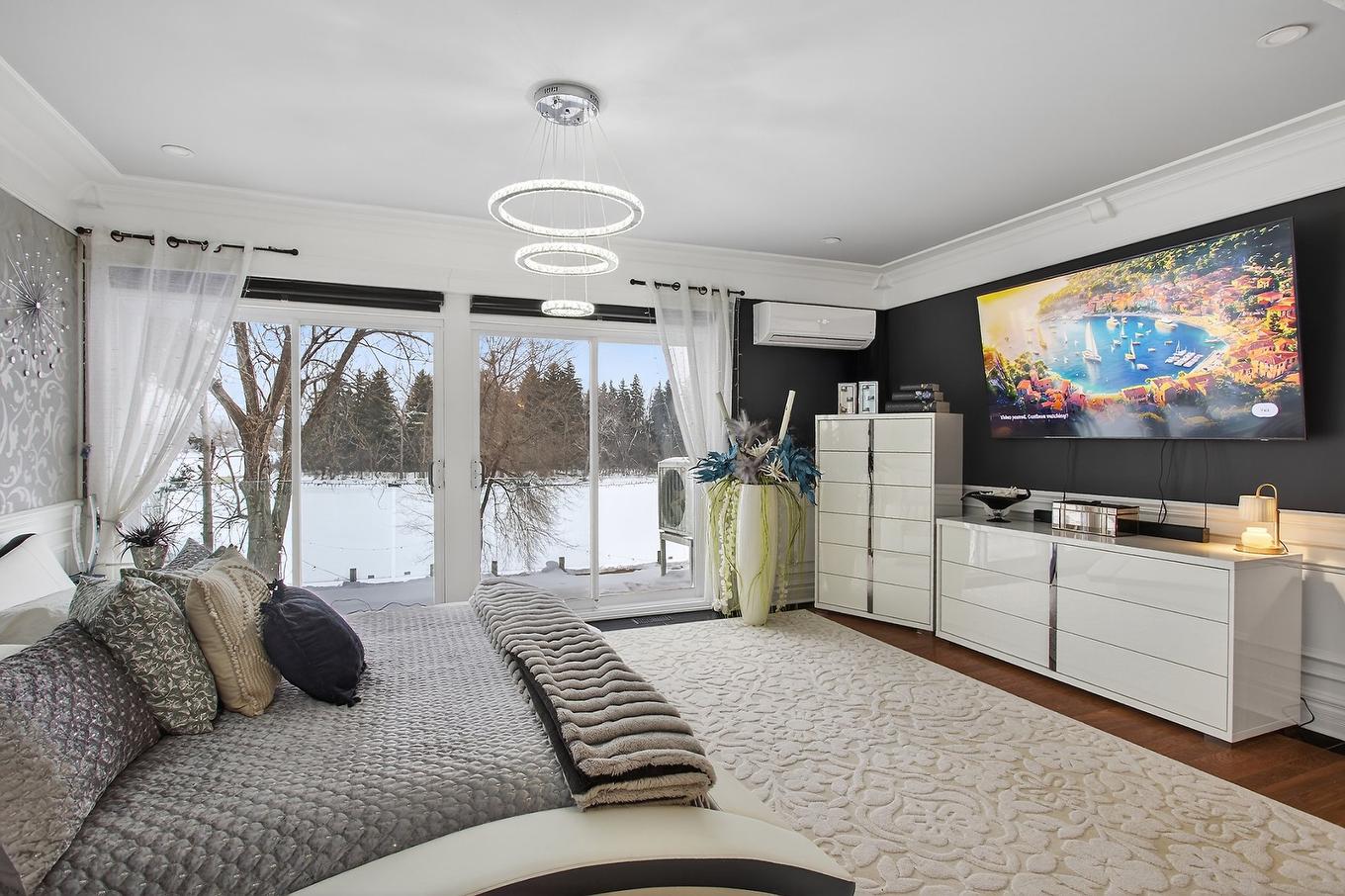 Chambre à coucher - 14871 Boul. Gouin O., Montréal (L'Île-Bizard/Sainte-Geneviève), QC - Indoor Photo Showing Bedroom