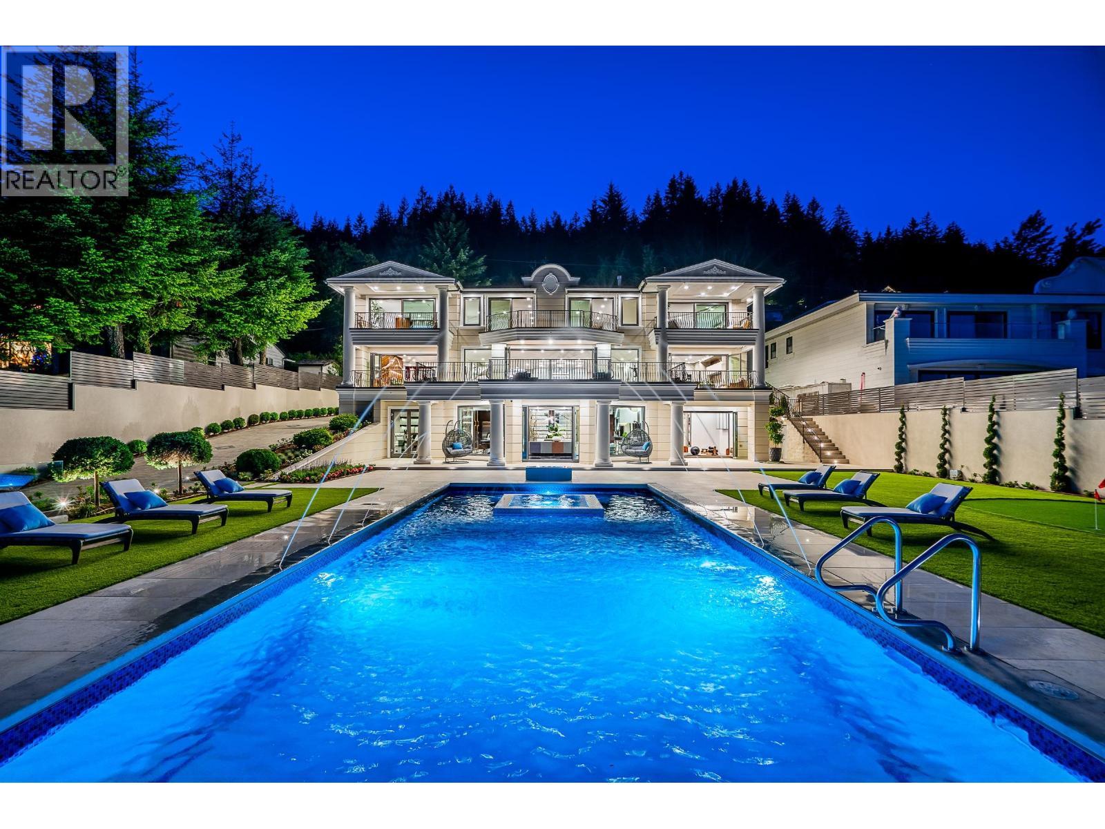 1123 Crestline Road, West Vancouver, BC - Outdoor With In Ground Pool