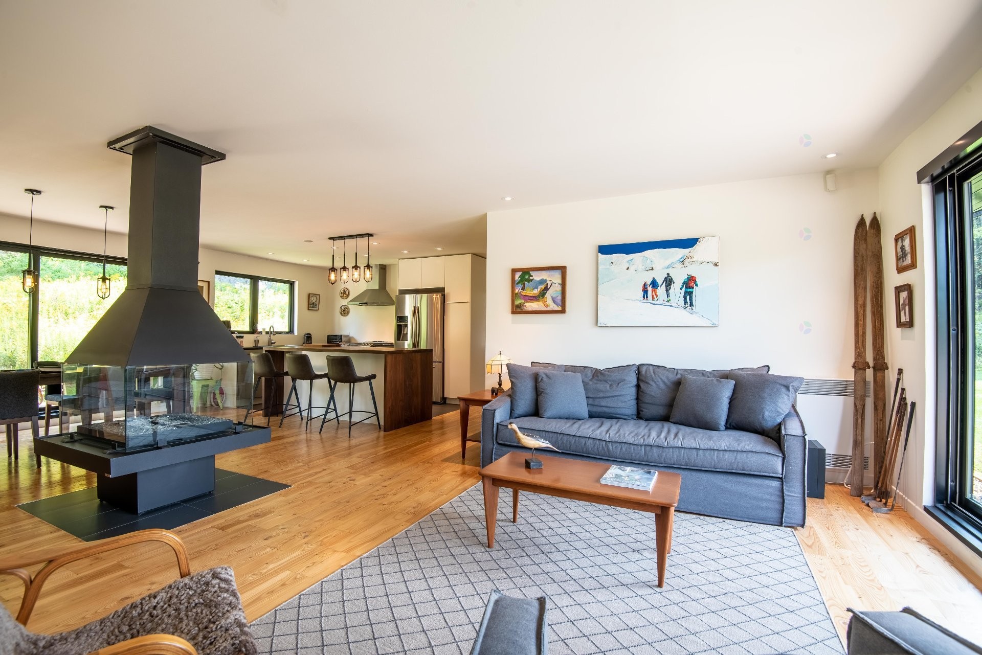 Living Room - 480 Ch. De La Station, La Conception, QC - Indoor Photo Showing Living Room