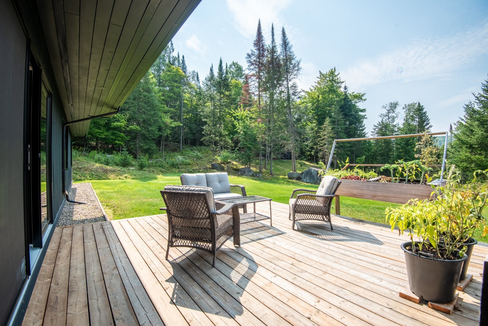 Balcony - 480 Ch. De La Station, La Conception, QC - Outdoor With Deck Patio Veranda