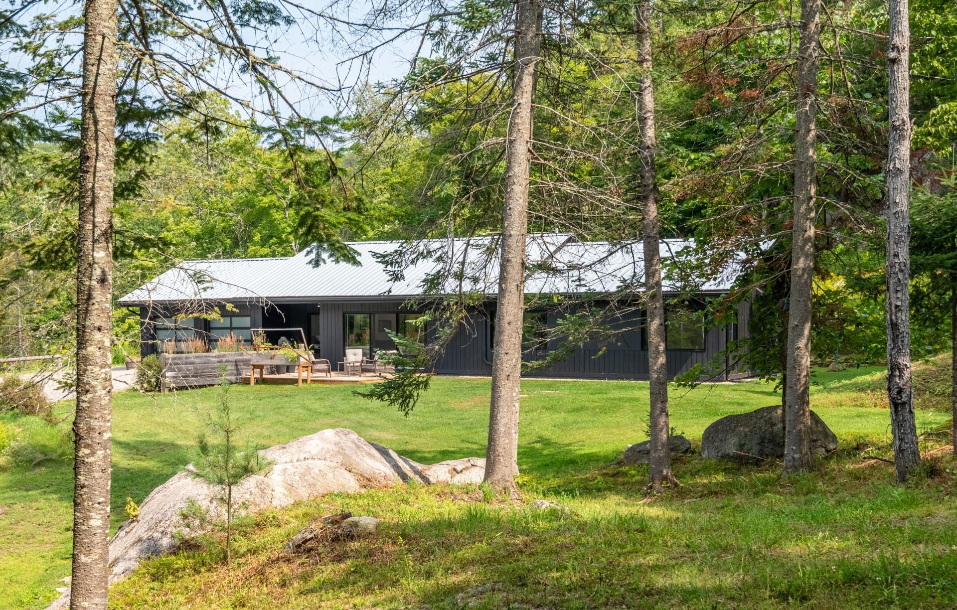 Courtyard - 480 Ch. De La Station, La Conception, QC - Outdoor With Deck Patio Veranda