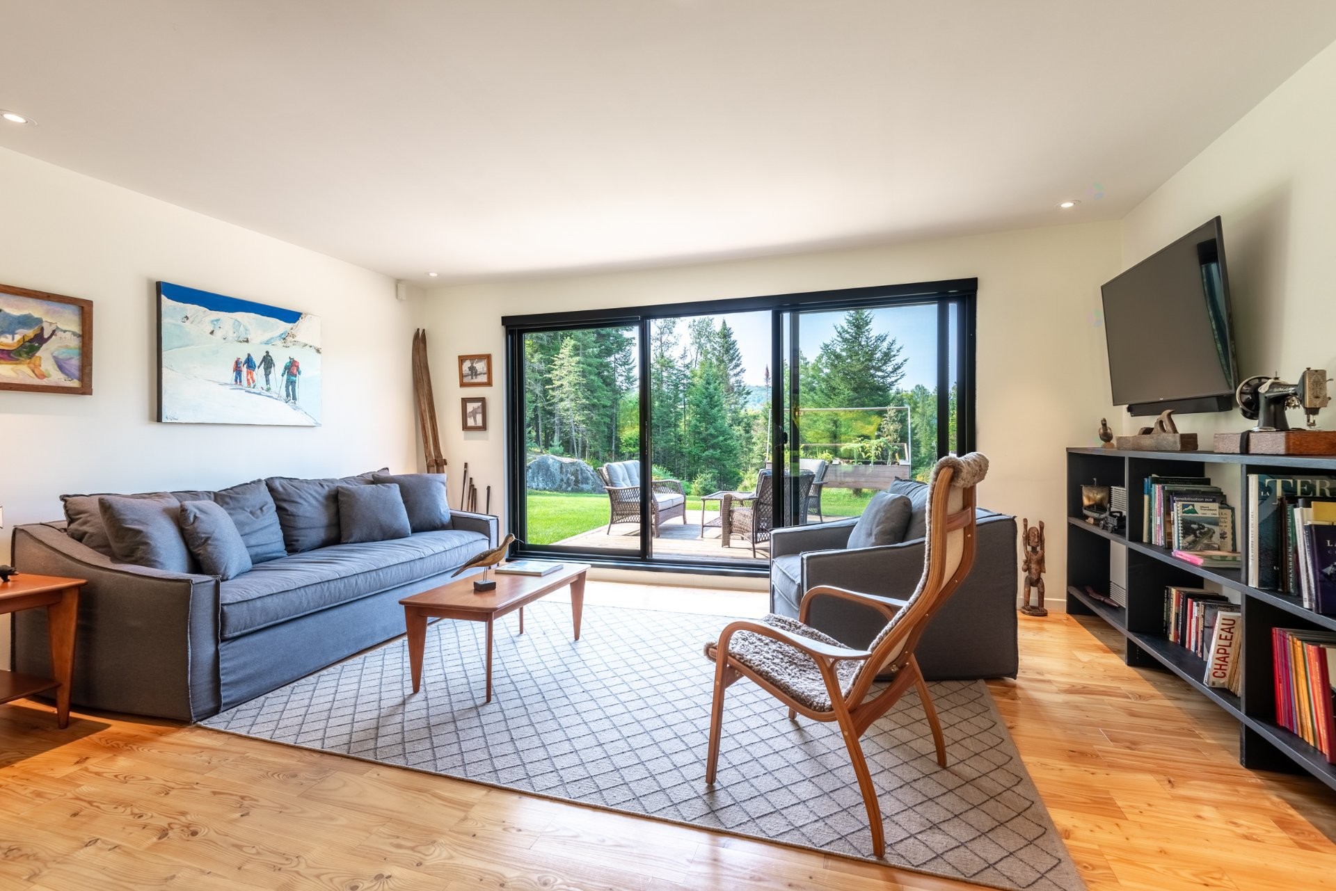Living Room - 480 Ch. De La Station, La Conception, QC - Indoor Photo Showing Living Room