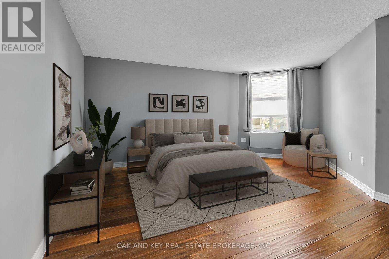 1404 - 500 Talbot Street, London East (East F), ON - Indoor Photo Showing Bedroom