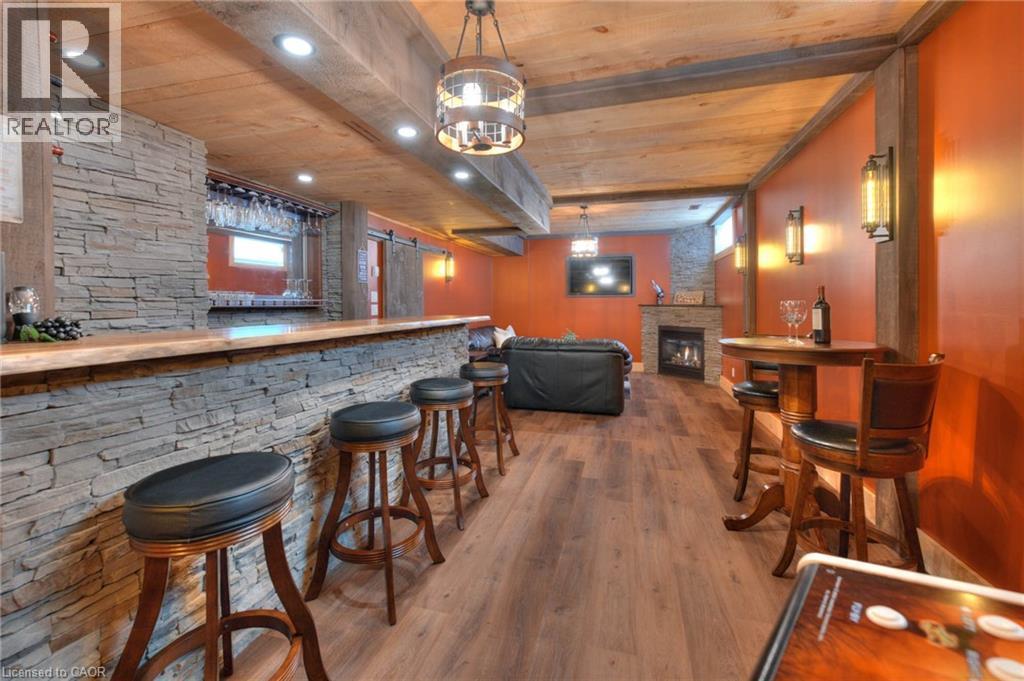 363 Golf Course Road, Conestogo, ON - Indoor Photo Showing Other Room With Fireplace