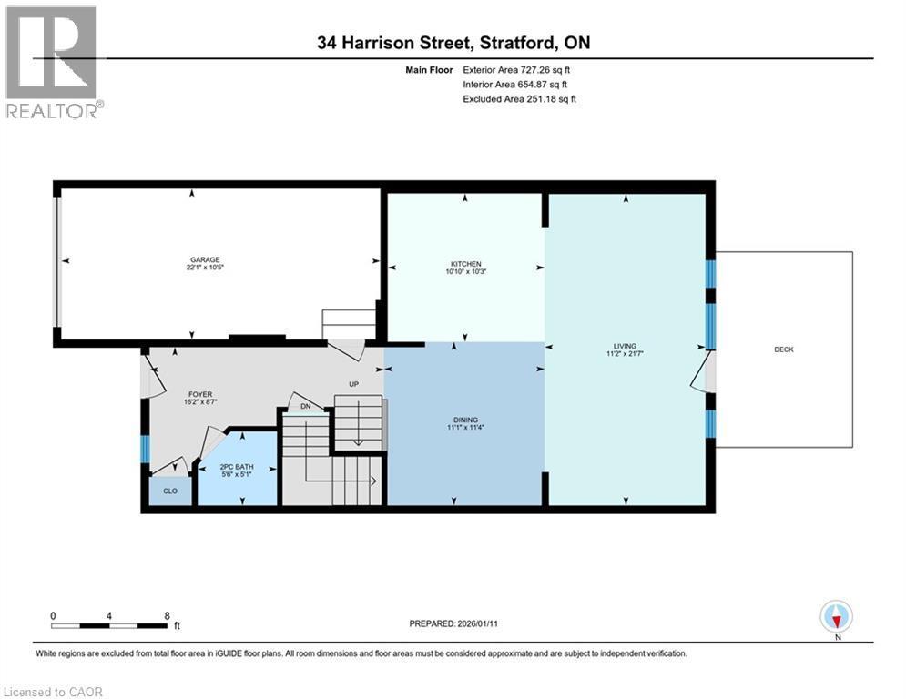 View of property floor plan - 34 Harrison Street, Stratford, ON - Other