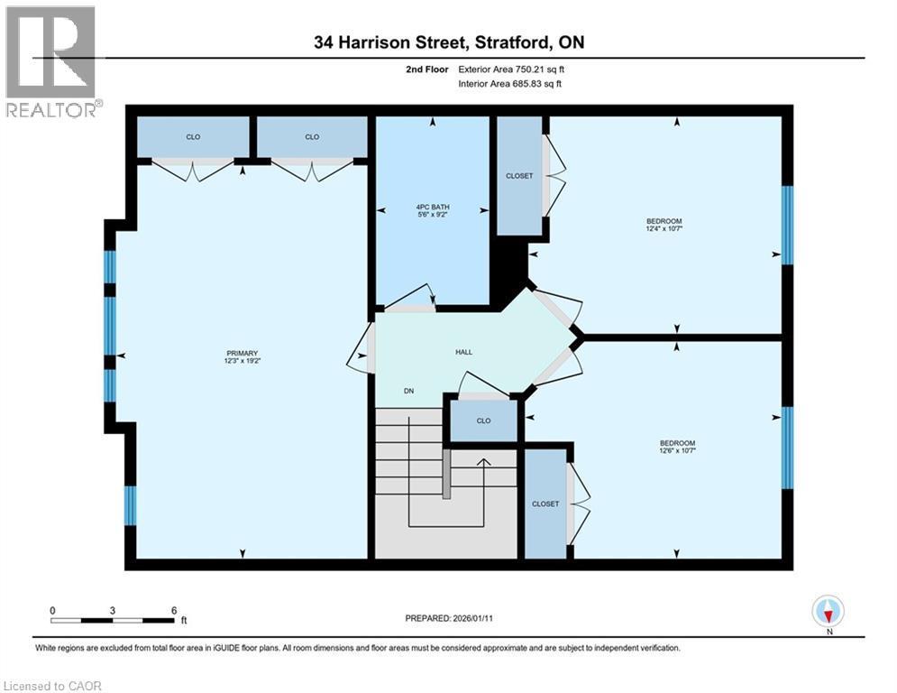 View of property floor plan - 34 Harrison Street, Stratford, ON - Other