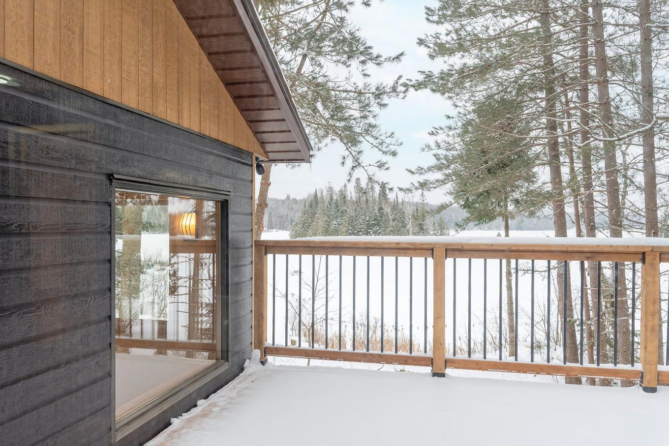 Patio - 716 Ch. Du Lac-Chaud, La Macaza, QC - Outdoor With Exterior