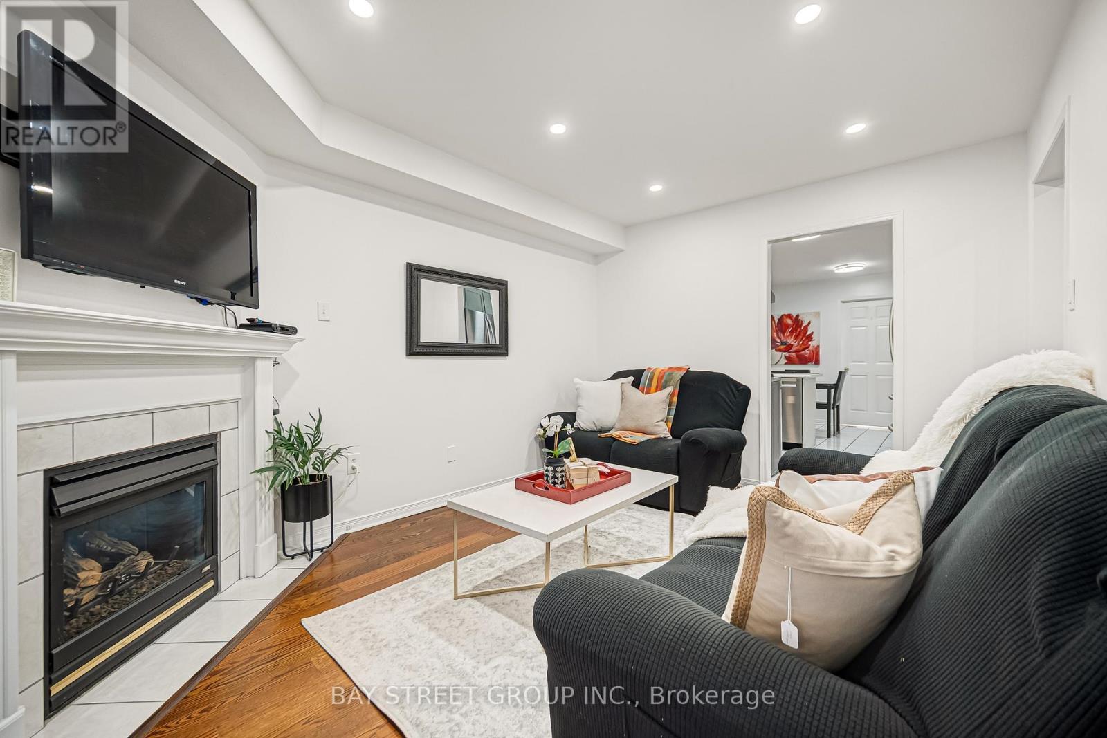 53 Brando Avenue, Markham, ON - Indoor Photo Showing Living Room With Fireplace