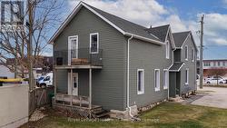 Back deck and balcony for Units A and B -