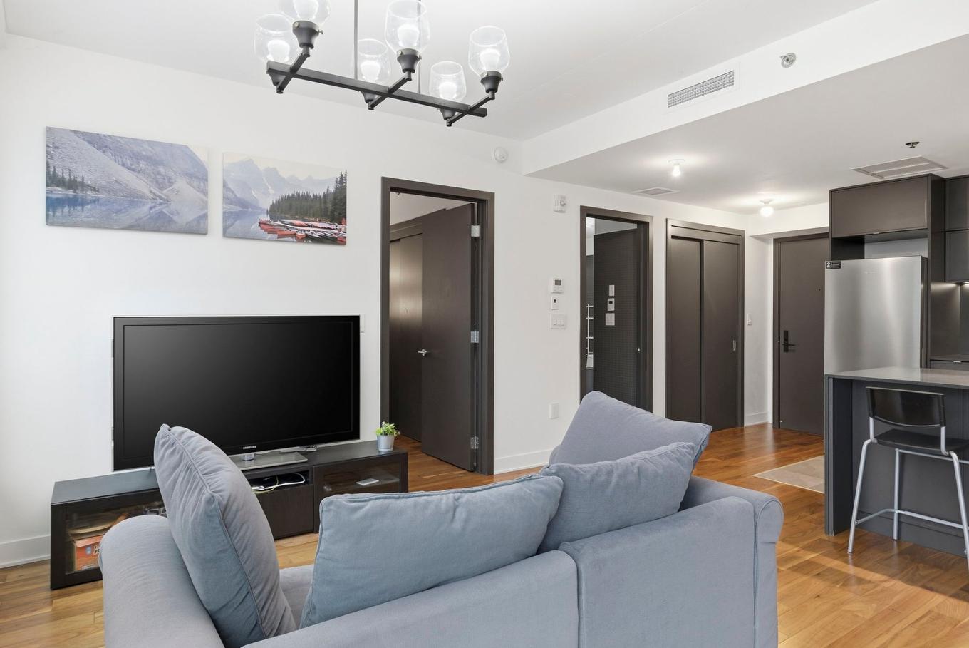 Salon - 1001-175 Rue De La Montagne, Montréal (Le Sud-Ouest), QC - Indoor Photo Showing Living Room