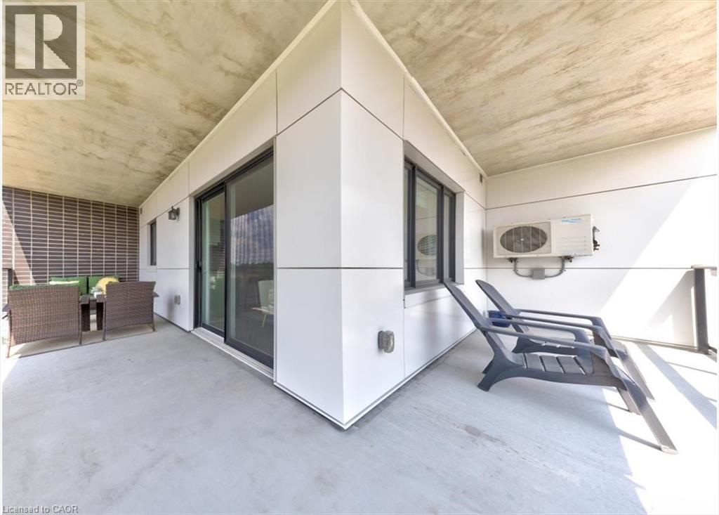 View of patio - 245 Grey Silo Road Unit# 302, Waterloo, ON - Outdoor With Balcony With Exterior