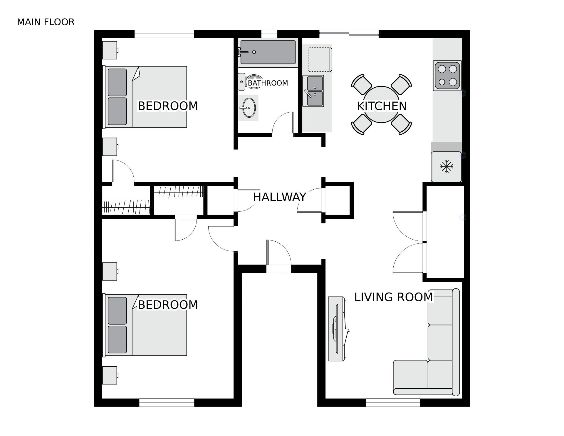 Plan (croquis) - 5214 Rue Parthenais, Montréal (Le Plateau-Mont-Royal), QC - Other
