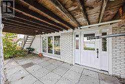Separate access if needed to lower level. -