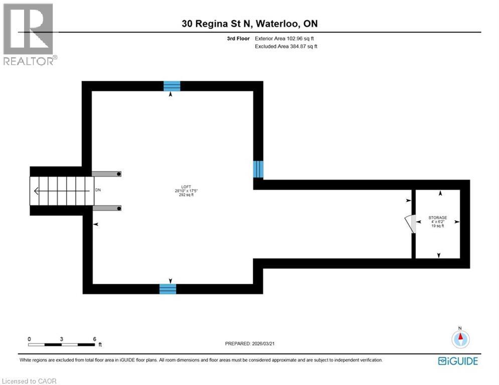 View of floor plan / room layout - 30 Regina Street N, Waterloo, ON - Other
