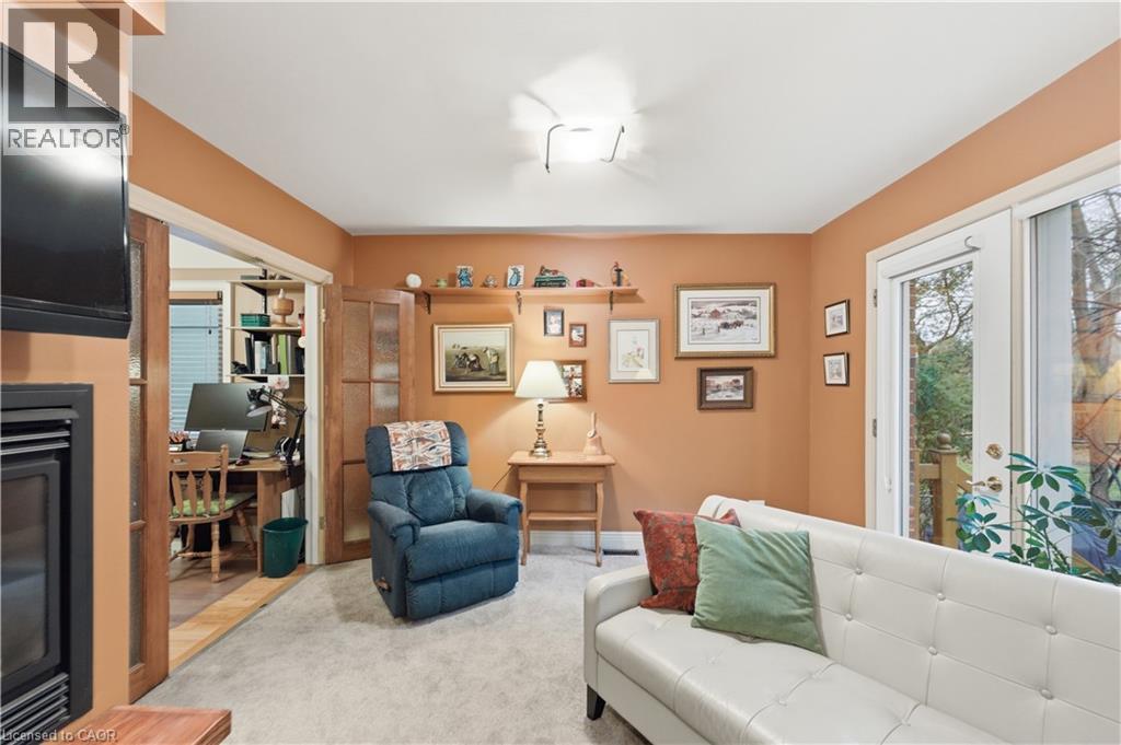 76 Knyvet Avenue, Hamilton, ON - Indoor Photo Showing Living Room With Fireplace