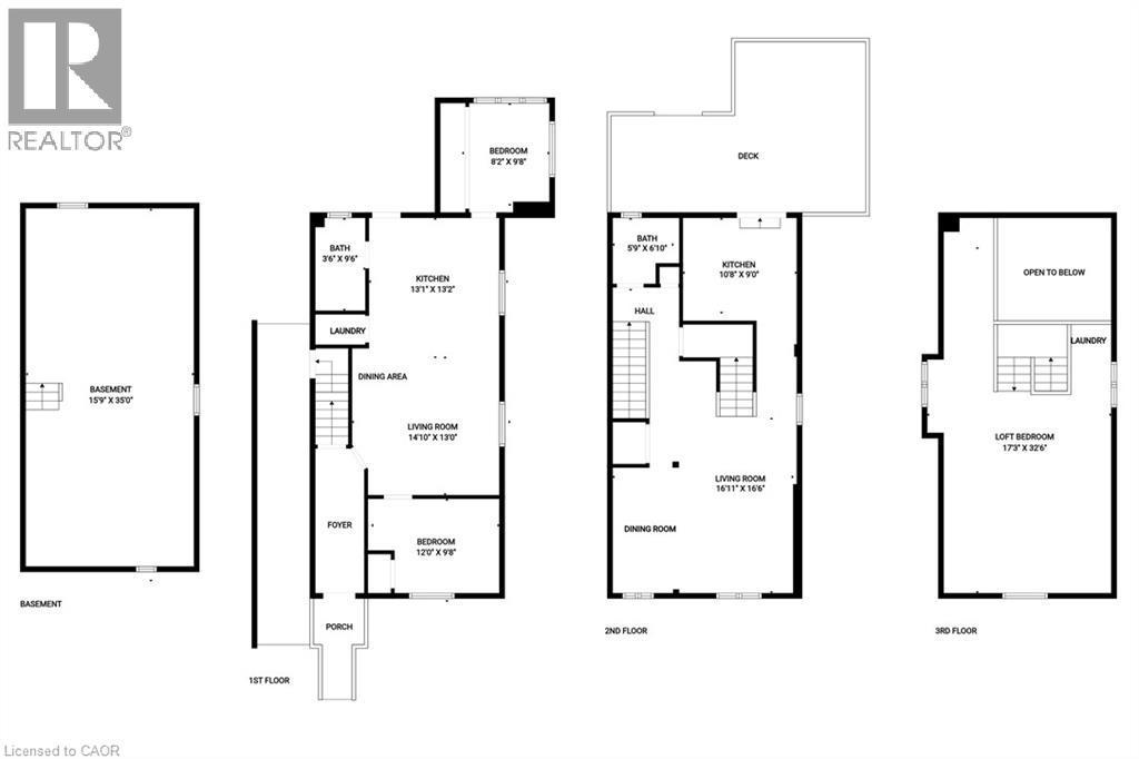 View of room layout - 57 New Street, Hamilton, ON - Other