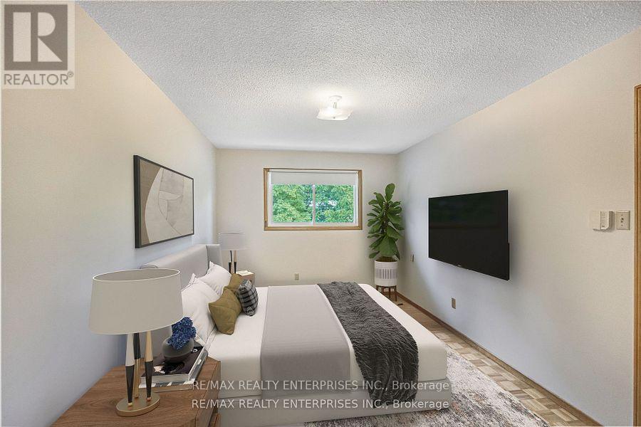 Virtually Staged - 100 Antigua Road, Mississauga, ON - Indoor Photo Showing Bedroom