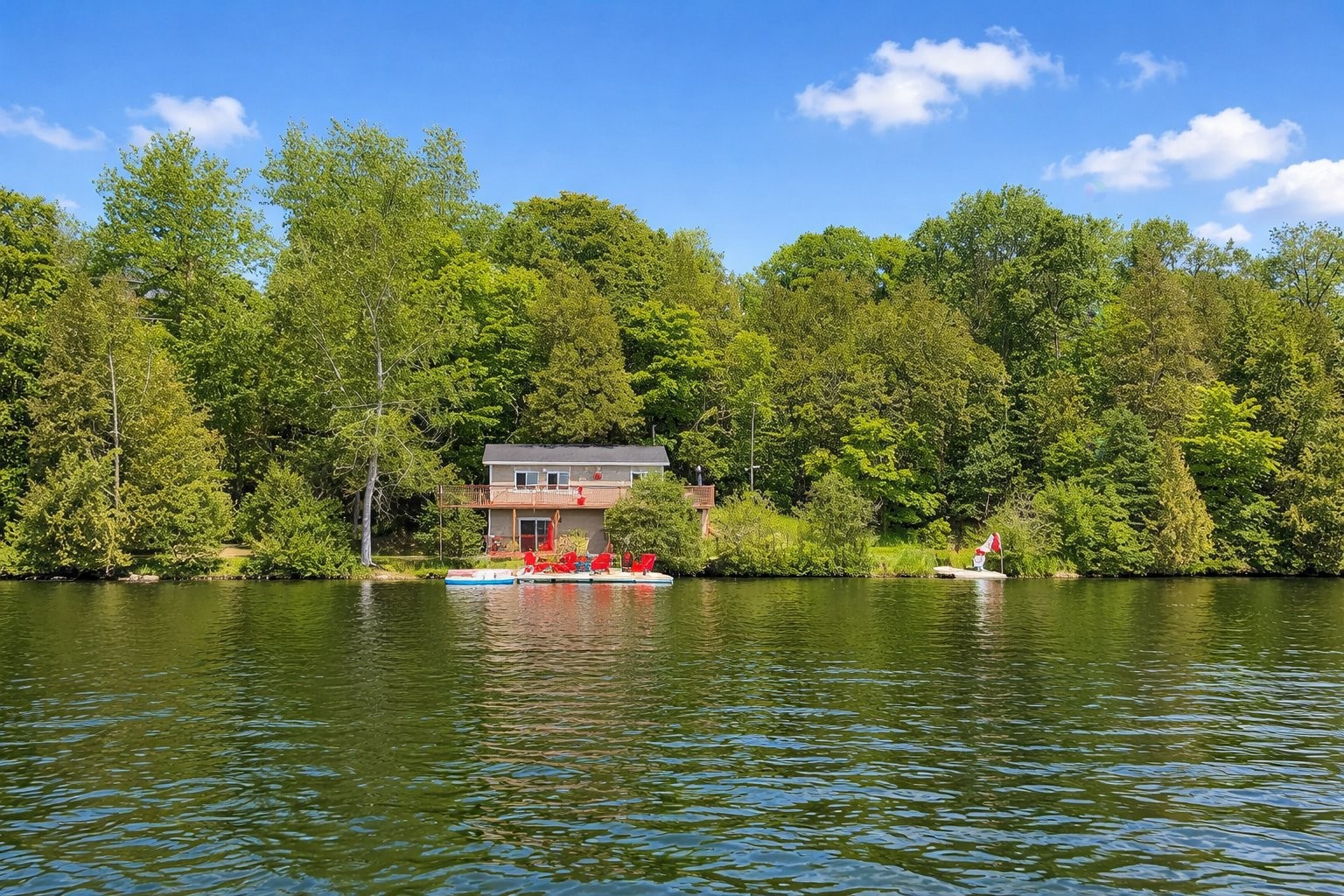 Front of Structure - 21 Ch. De La Baie-Simon, Low, QC - Outdoor With Body Of Water With View