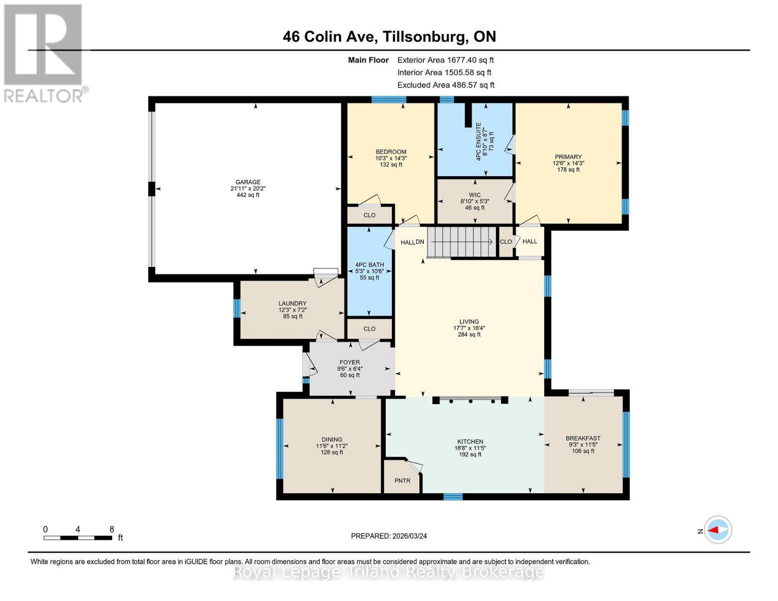 Main Floor floor plan - 46 Colin Avenue, Tillsonburg, ON - Other