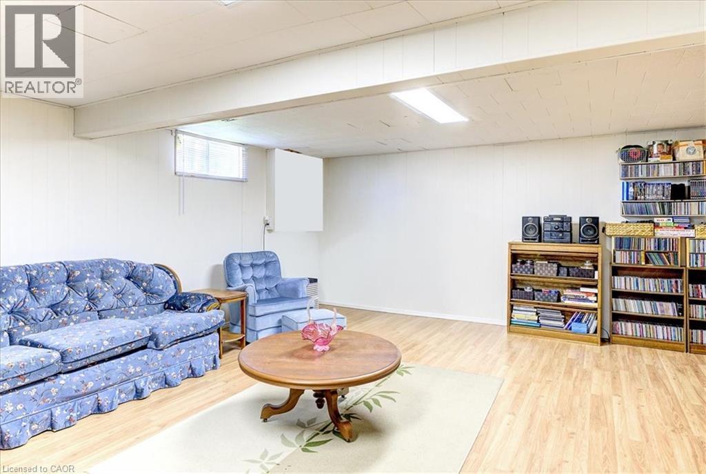 Basement rec room. - 12 Miller Crescent, Simcoe, ON - Indoor Photo Showing Basement