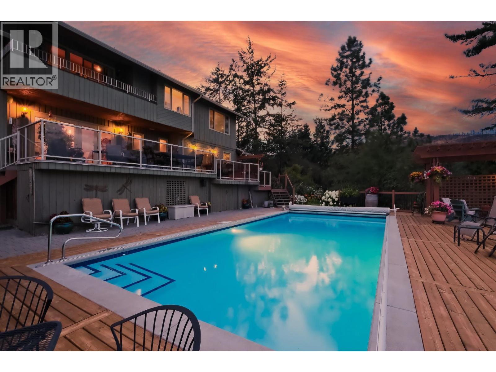 1776 Keloka Drive, West Kelowna, BC - Outdoor With In Ground Pool With Deck Patio Veranda