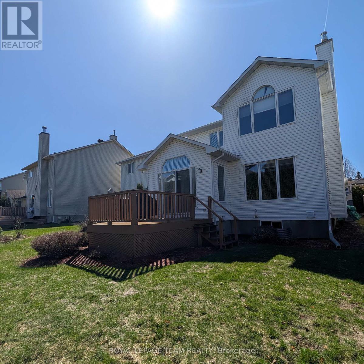 Rear of home - 90 Moresby Drive, Ottawa, ON - Outdoor With Deck Patio Veranda