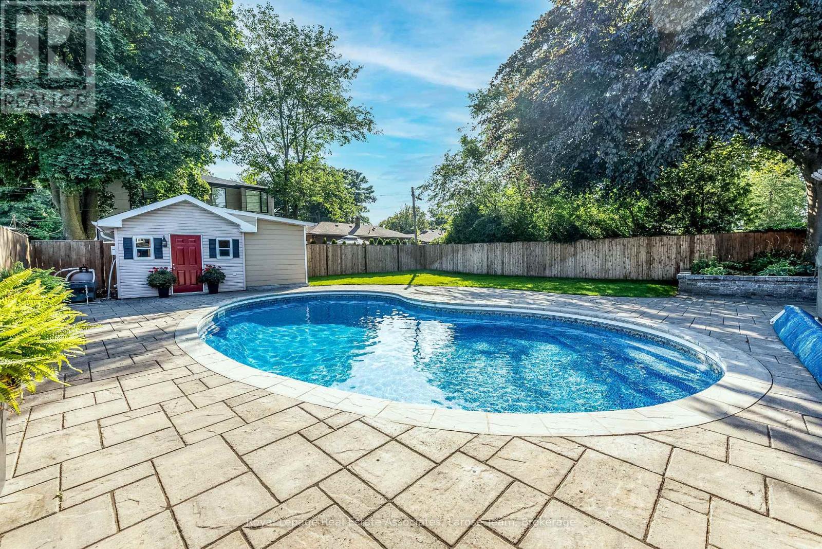 2176 Florian Road, Mississauga, ON - Outdoor With In Ground Pool With Backyard
