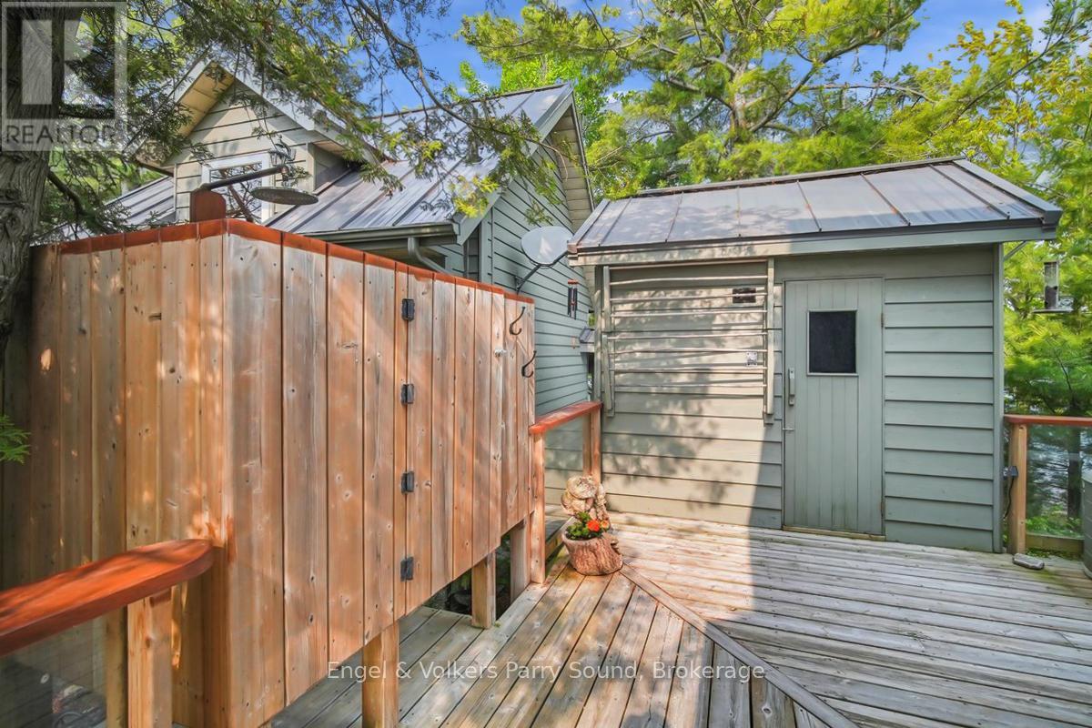 1 Three Tree Island, Mcdougall, ON - Outdoor With Deck Patio Veranda With Exterior