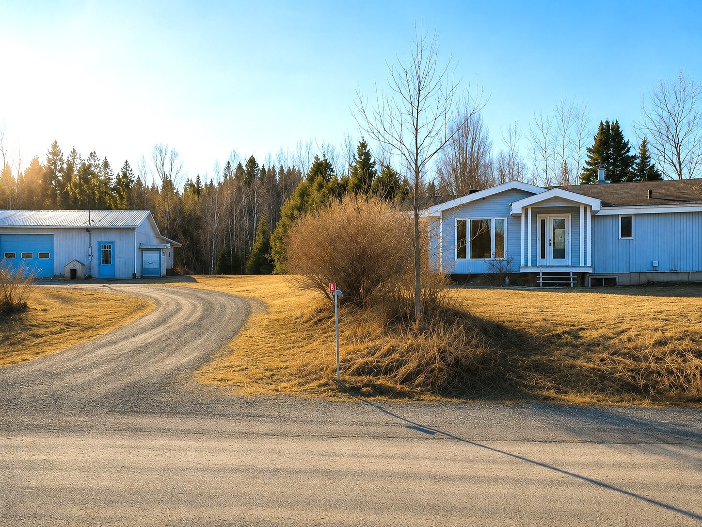 Front of Structure - 520 6E Rang, Courcelles/Saint-Évariste, QC