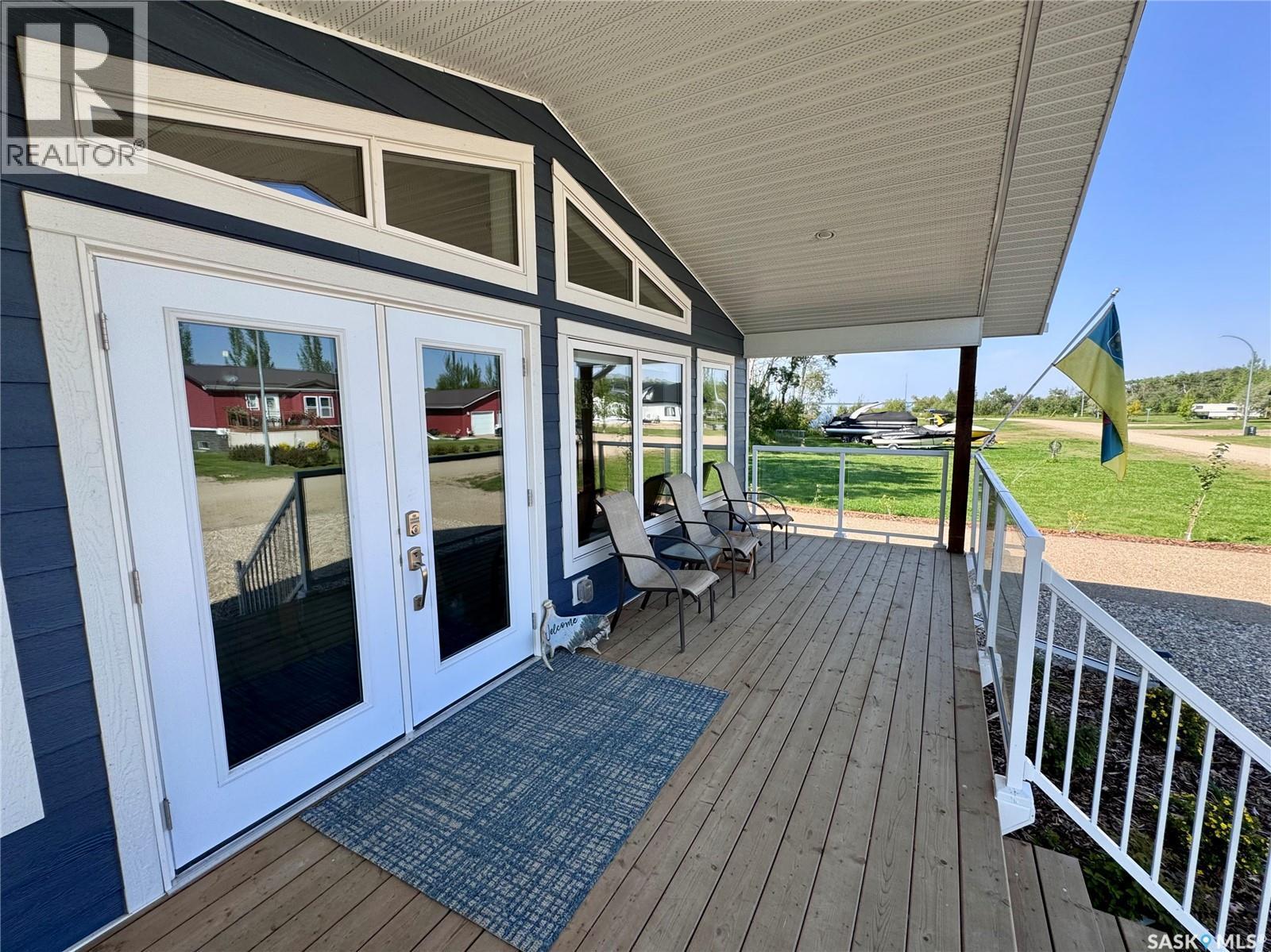 105 Prince Crescent, Fishing Lake, SK - Outdoor With Deck Patio Veranda With Exterior