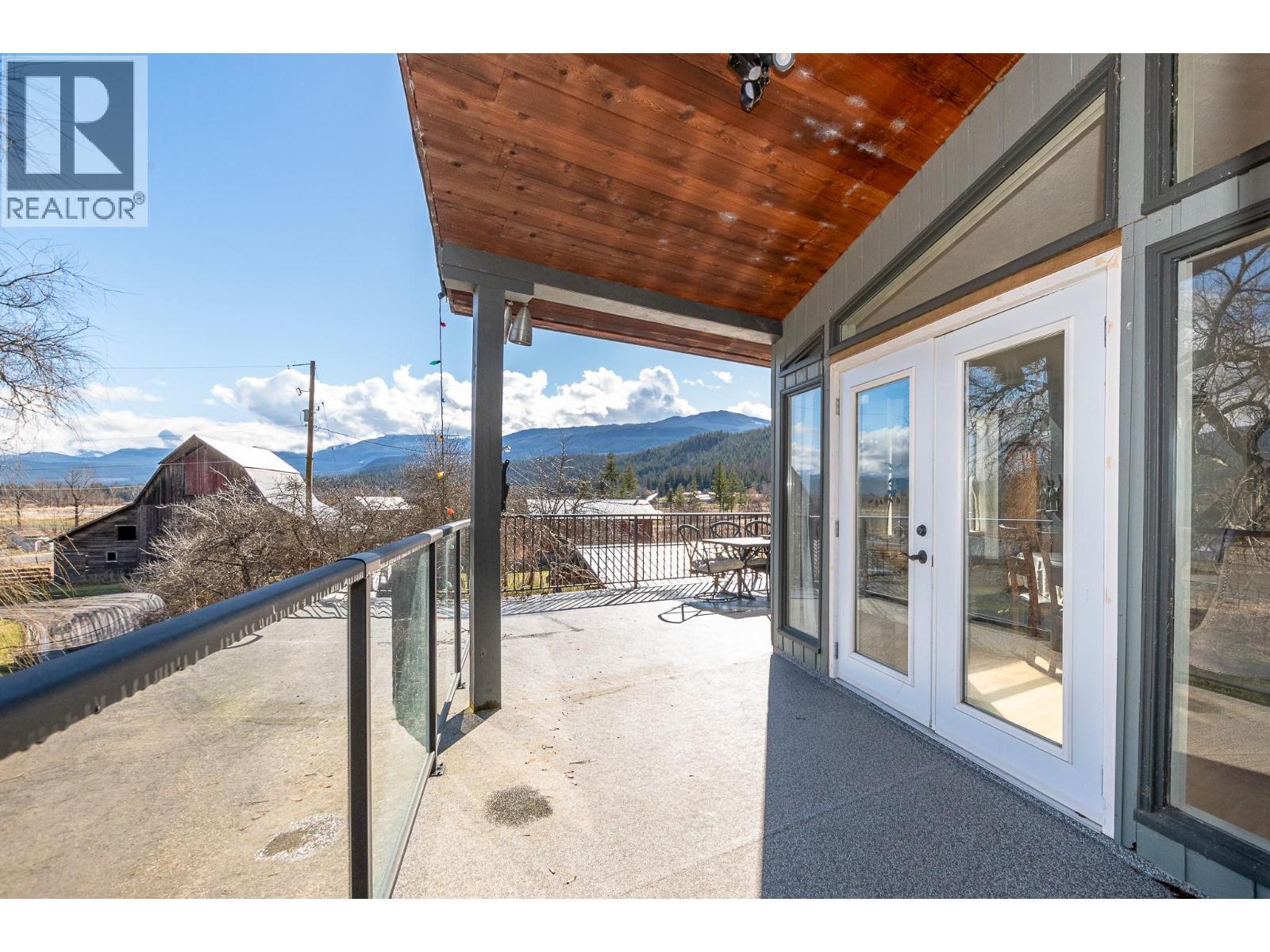 3668 Trinity Valley Road, Enderby, BC - Outdoor With Balcony With Exterior