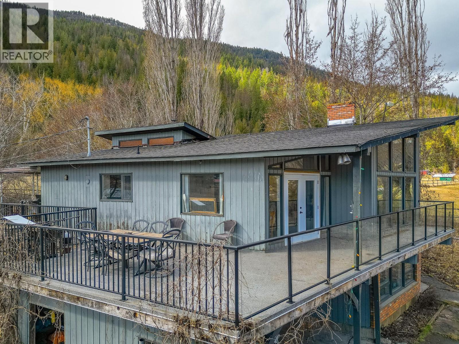 3668 Trinity Valley Road, Enderby, BC - Outdoor With Balcony