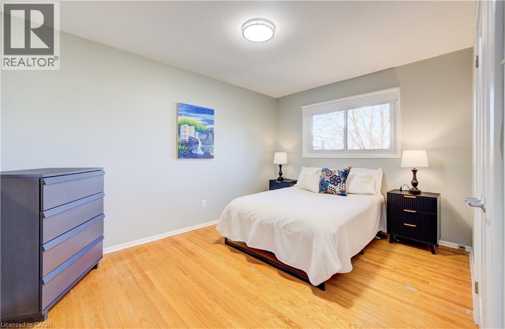 Original strip hardwood is in great shape. - 63 Kingston Crescent, Kitchener, ON - Indoor Photo Showing Bedroom