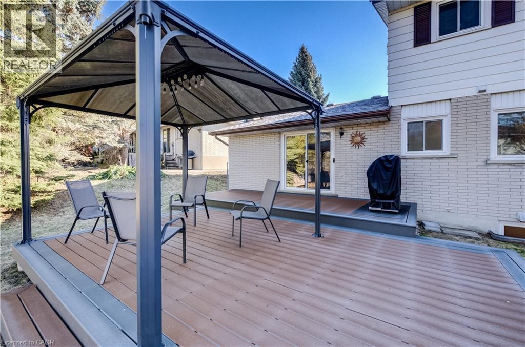 Gazebo stays! - 63 Kingston Crescent, Kitchener, ON - Outdoor With Deck Patio Veranda With Exterior