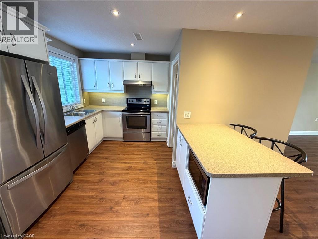 5 Jaczenko Terrace, Hamilton, ON - Indoor Photo Showing Kitchen With Stainless Steel Kitchen With Double Sink