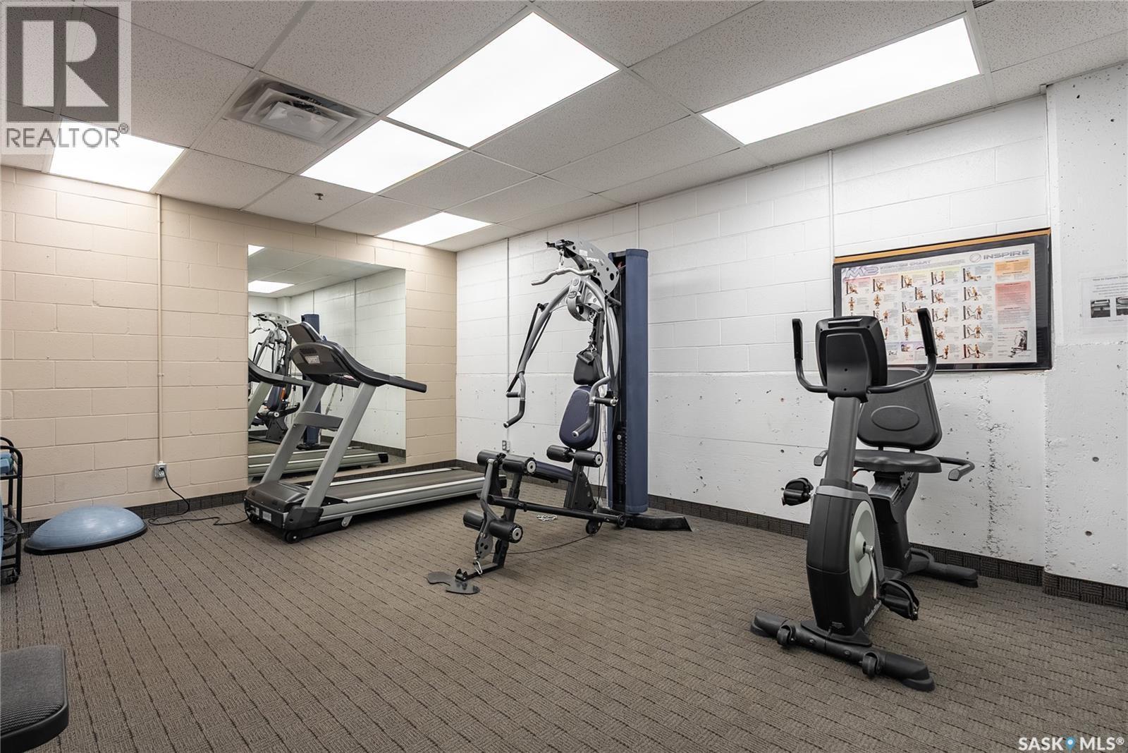 111 419 Nelson Road, Saskatoon, SK - Indoor Photo Showing Gym Room