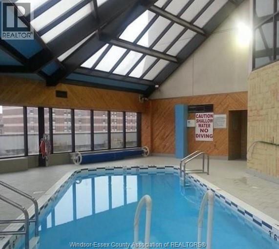 150 Park Unit# 908, Windsor, ON - Indoor Photo Showing Other Room With In Ground Pool
