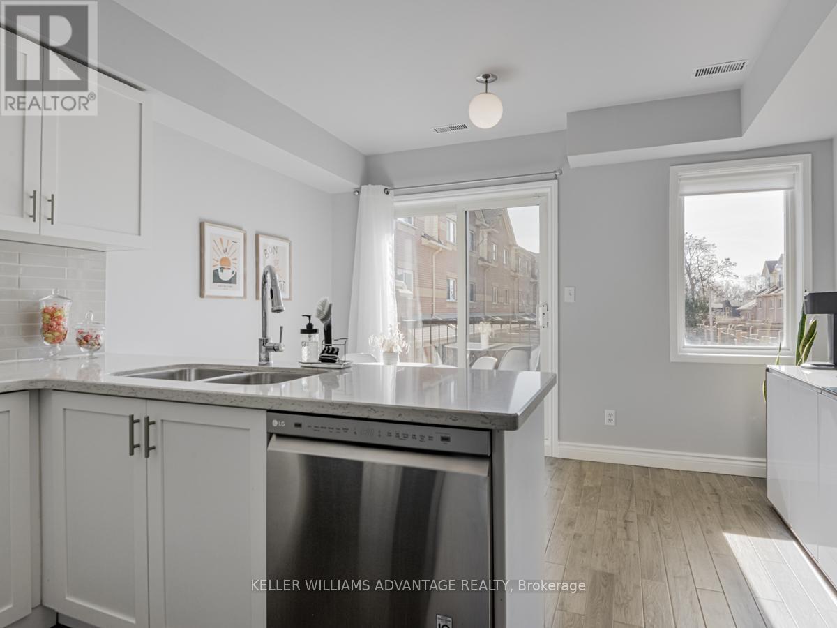 1521 Danforth Avenue, Toronto, ON - Indoor Photo Showing Kitchen With Double Sink
