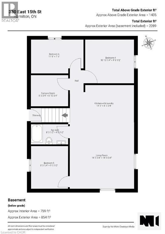 Basement - 330 East 15Th Street, Hamilton, ON - Other