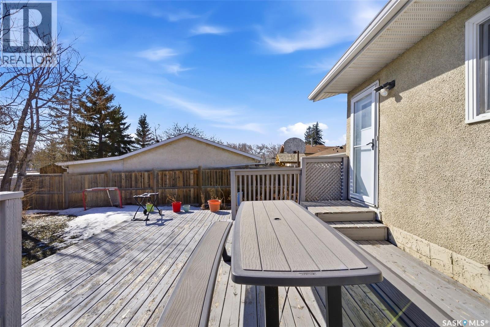 55 Schneider Crescent, Regina, SK - Outdoor With Deck Patio Veranda With Exterior
