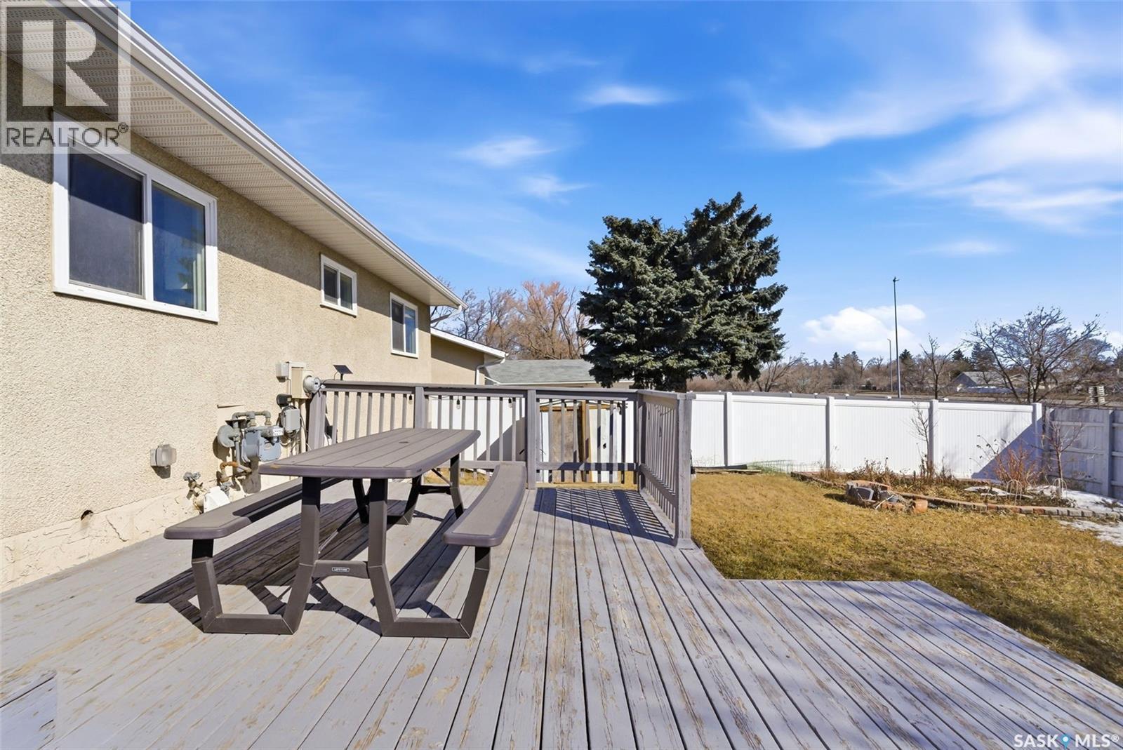 55 Schneider Crescent, Regina, SK - Outdoor With Deck Patio Veranda With Exterior