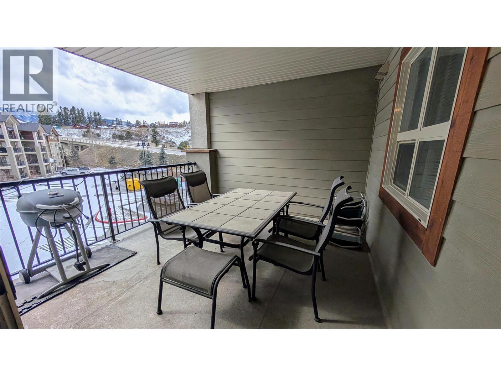 Balcony - 205 Third Avenue Unit# 3307, Invermere, BC - Outdoor With Deck Patio Veranda With Exterior